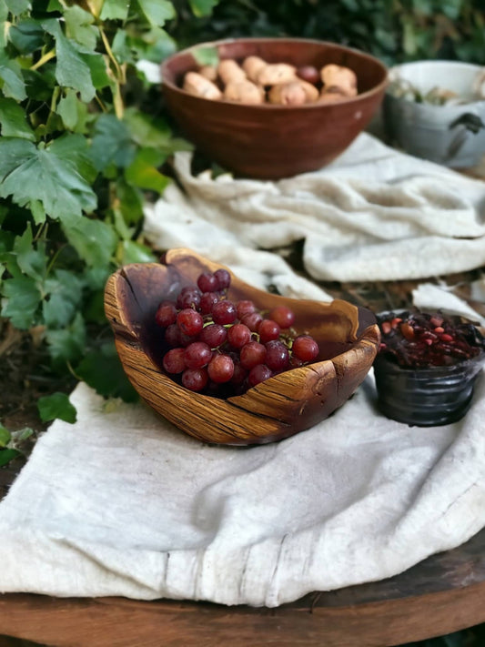 Bring Nature Indoors: Handcrafted Manzanita Wood Bowl