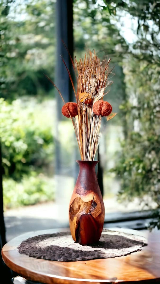 Bring Nature's Beauty into Your Home. Manzanita Wood Vase 14"x6.5"