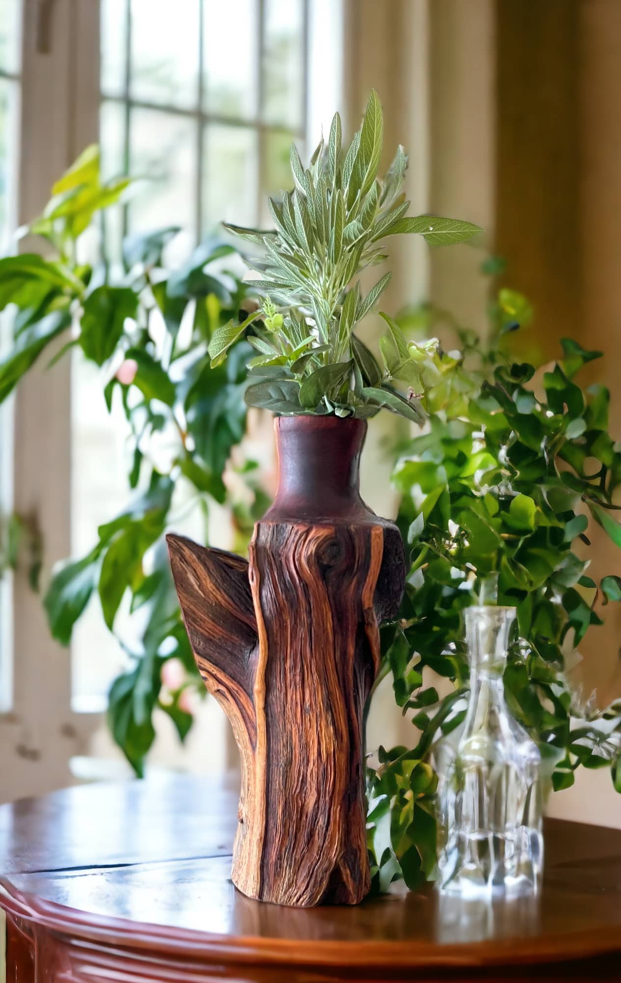Simplicity and naturalness. Manzanita branch vase. 12"x 6"x 4"