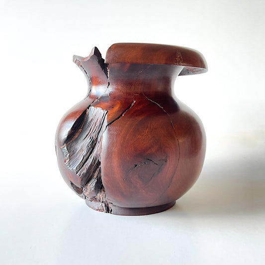decorative wooden vase