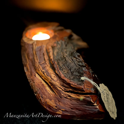 Manzanita Organic Candleholder/Sculpture