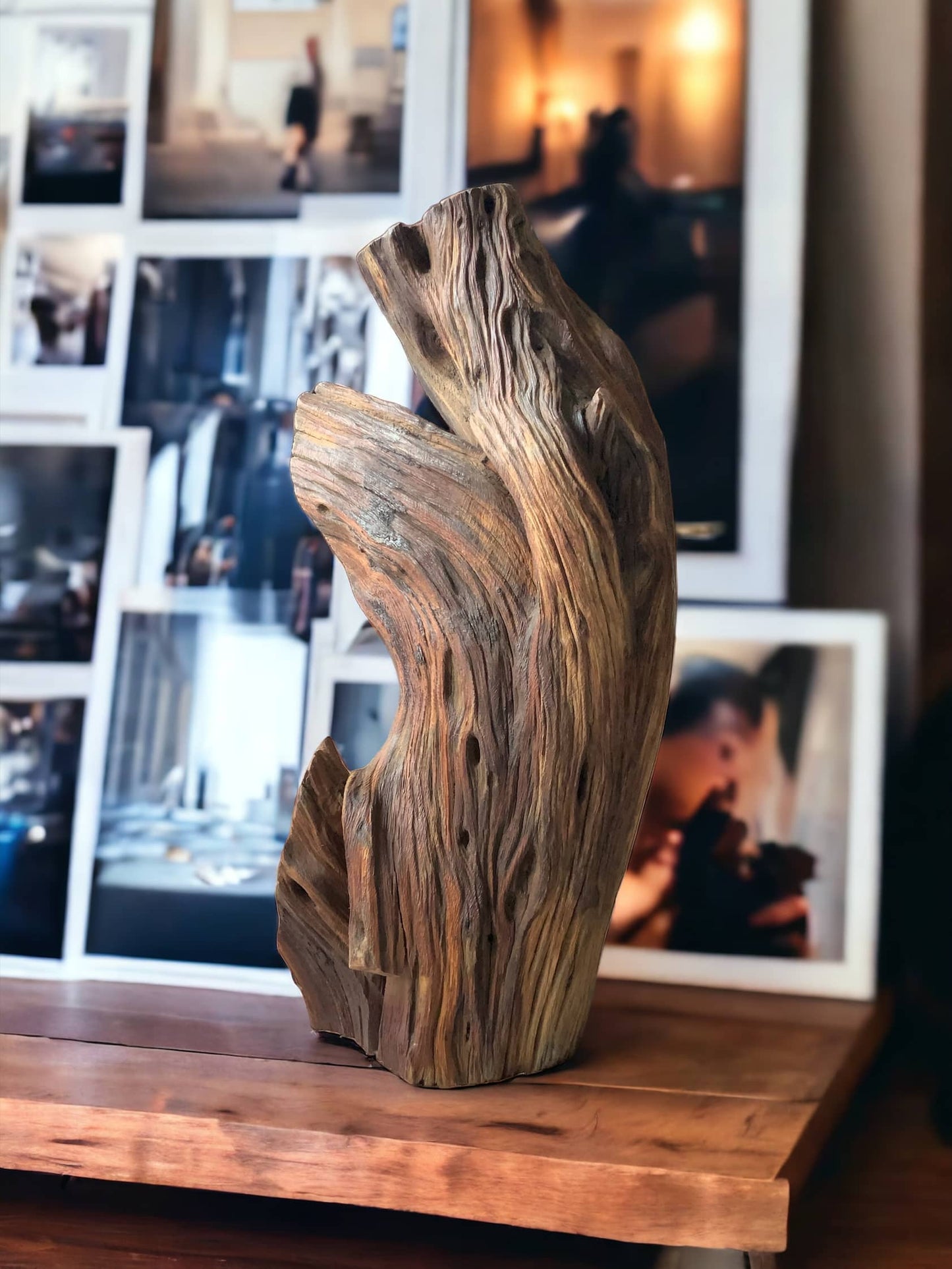 A truly unique Manzanita tree vase/sculpture 16"H.